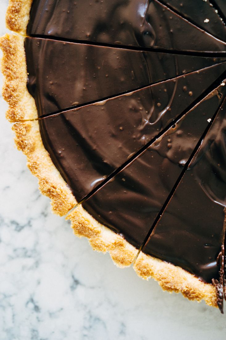 Keto Simple Chocolate Ganache Tart