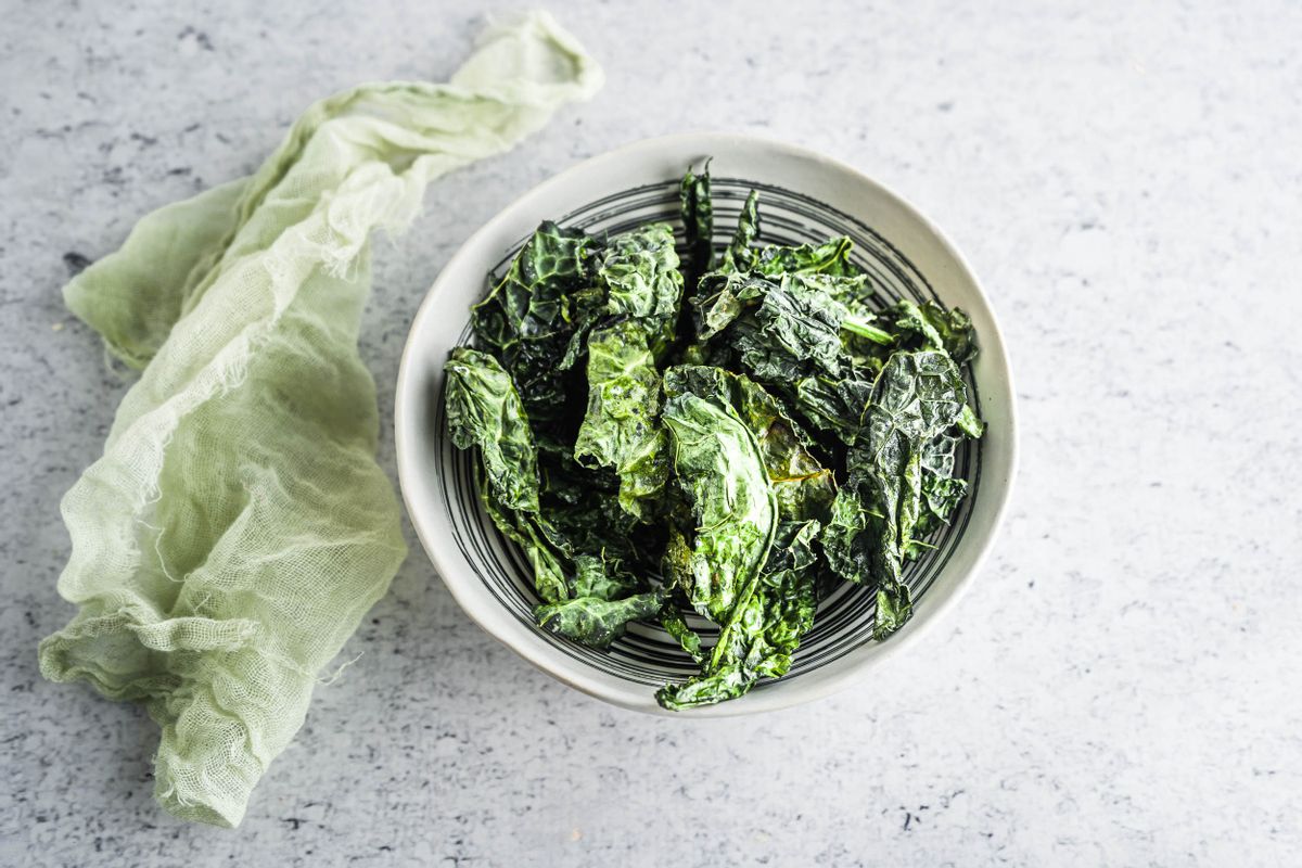 Keto Air Fryer Kale Chips