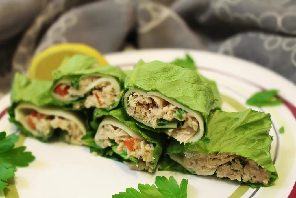 Keto Tuna Salad Rollups