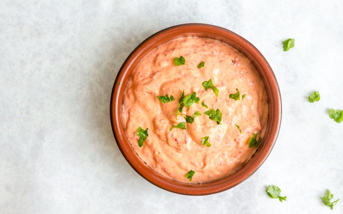 Keto Red Pepper and Harissa Mayonnaise