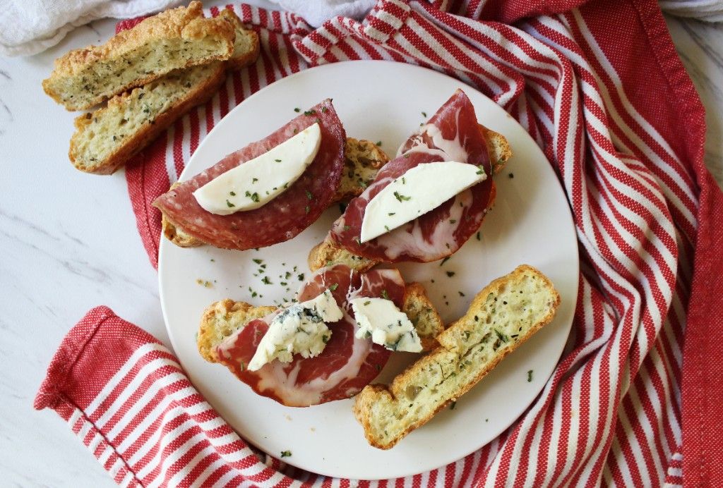 Keto Toasted Mini White Bread Slices