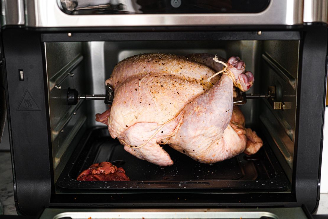 Rotisserie Chicken Cooking Demo ~ Comfee Toaster Oven Air Fryer