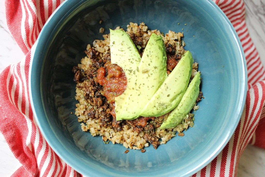 Low Carb Vegan Taco Bowl