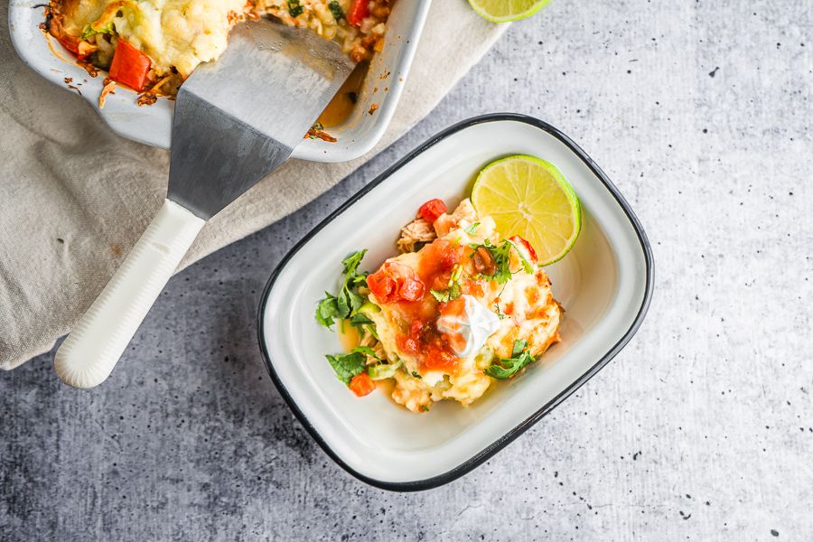 Low Carb Nacho Chicken Casserole