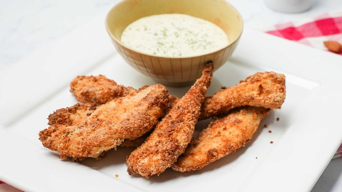 Air fryer chicken tenders keto best sale