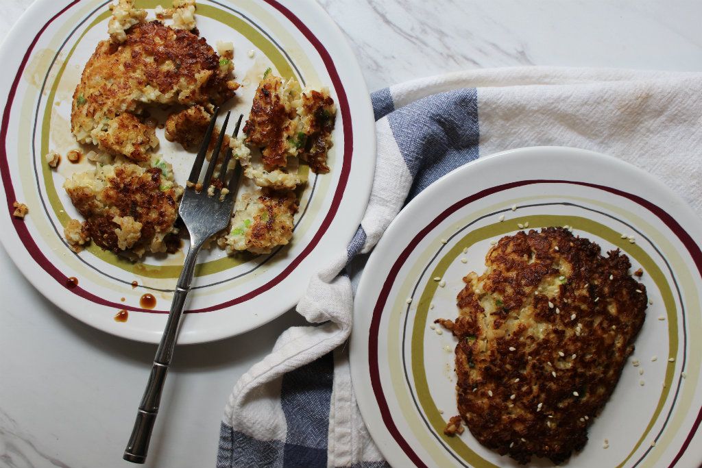 Keto Fried Shrimp Cakes