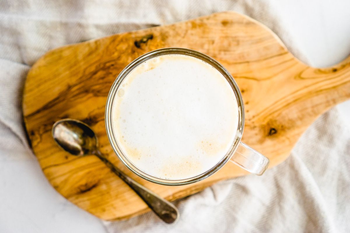 Keto Flat White Coconut Milk Latte