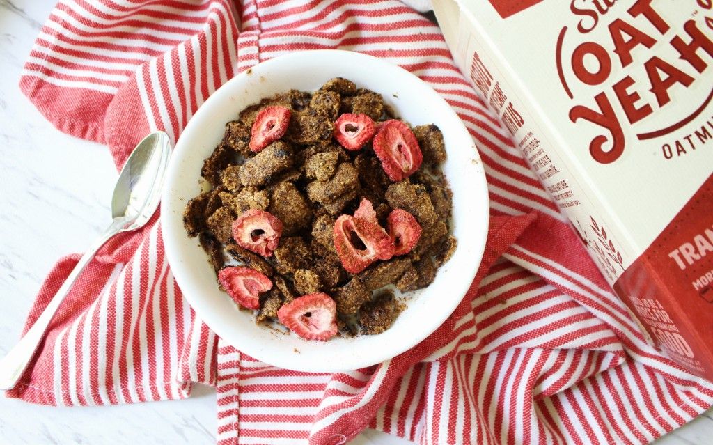 Keto Vegan Dried Strawberry Cereal