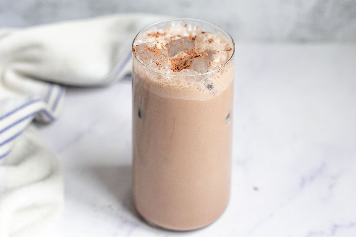 Easy Keto Chocolate Iced Cappuccino