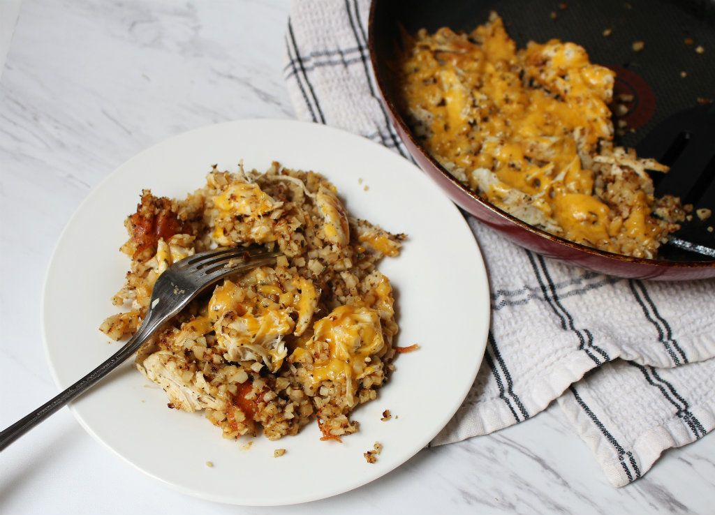 Keto Cheesy Chicken and Rice