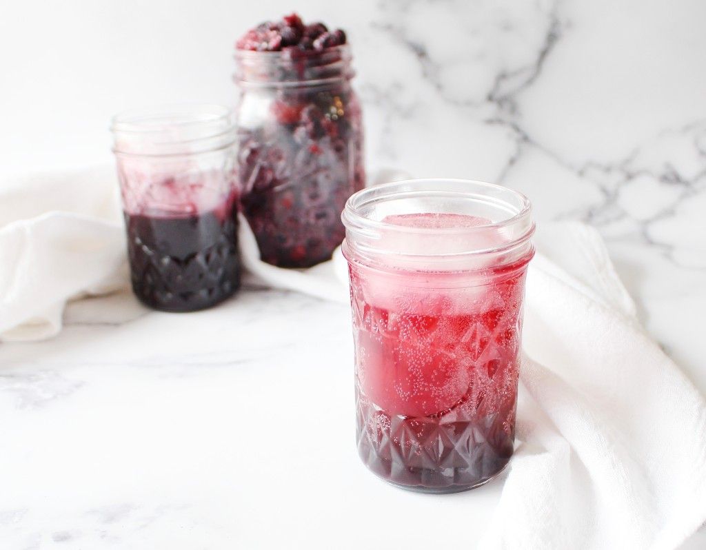 Keto Mixed Berry Cooler