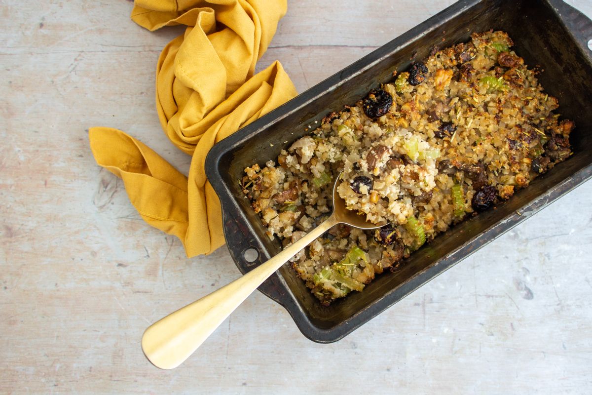 Keto Thanksgiving Vegan Stuffing