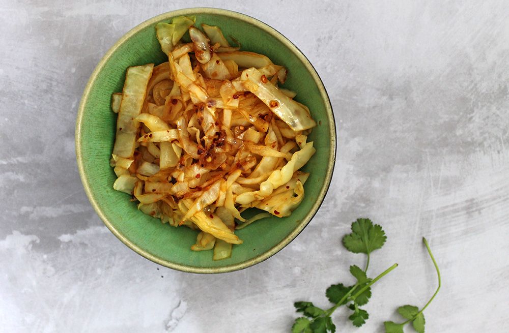 Low Carb Sweet And Sour Cabbage