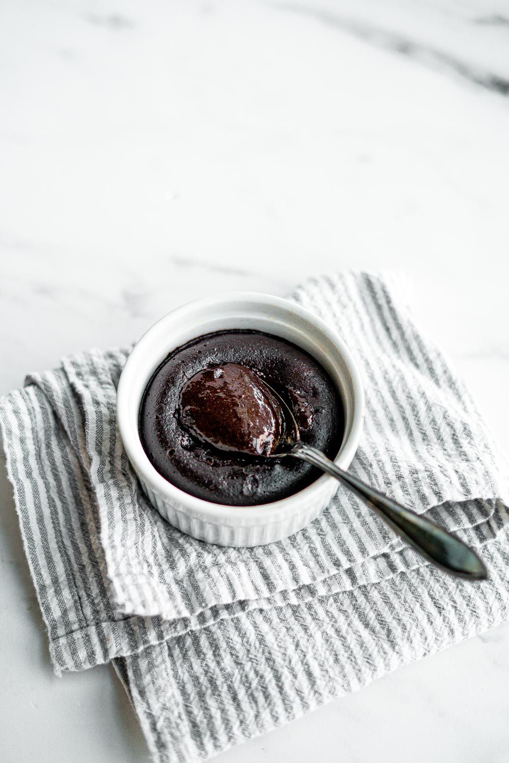 Low Carb Dark Chocolate Lava Cakes