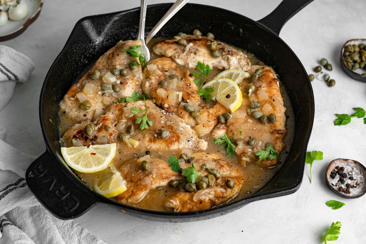 Low Carb Paleo Chicken Piccata