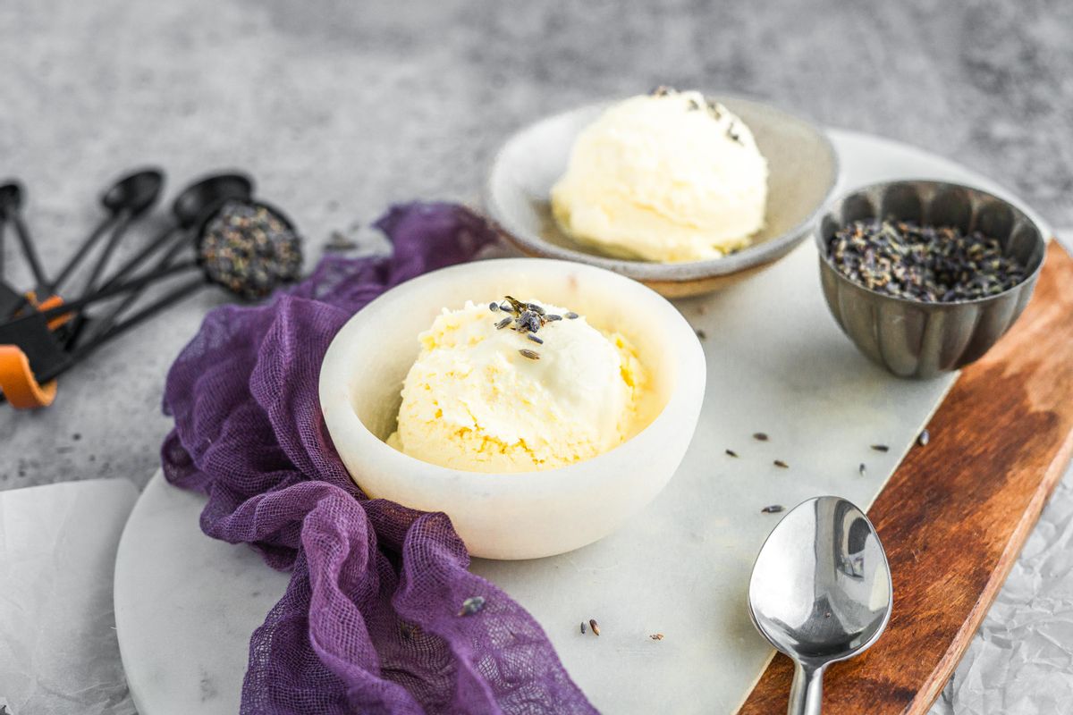 Keto Lavender Ice Cream