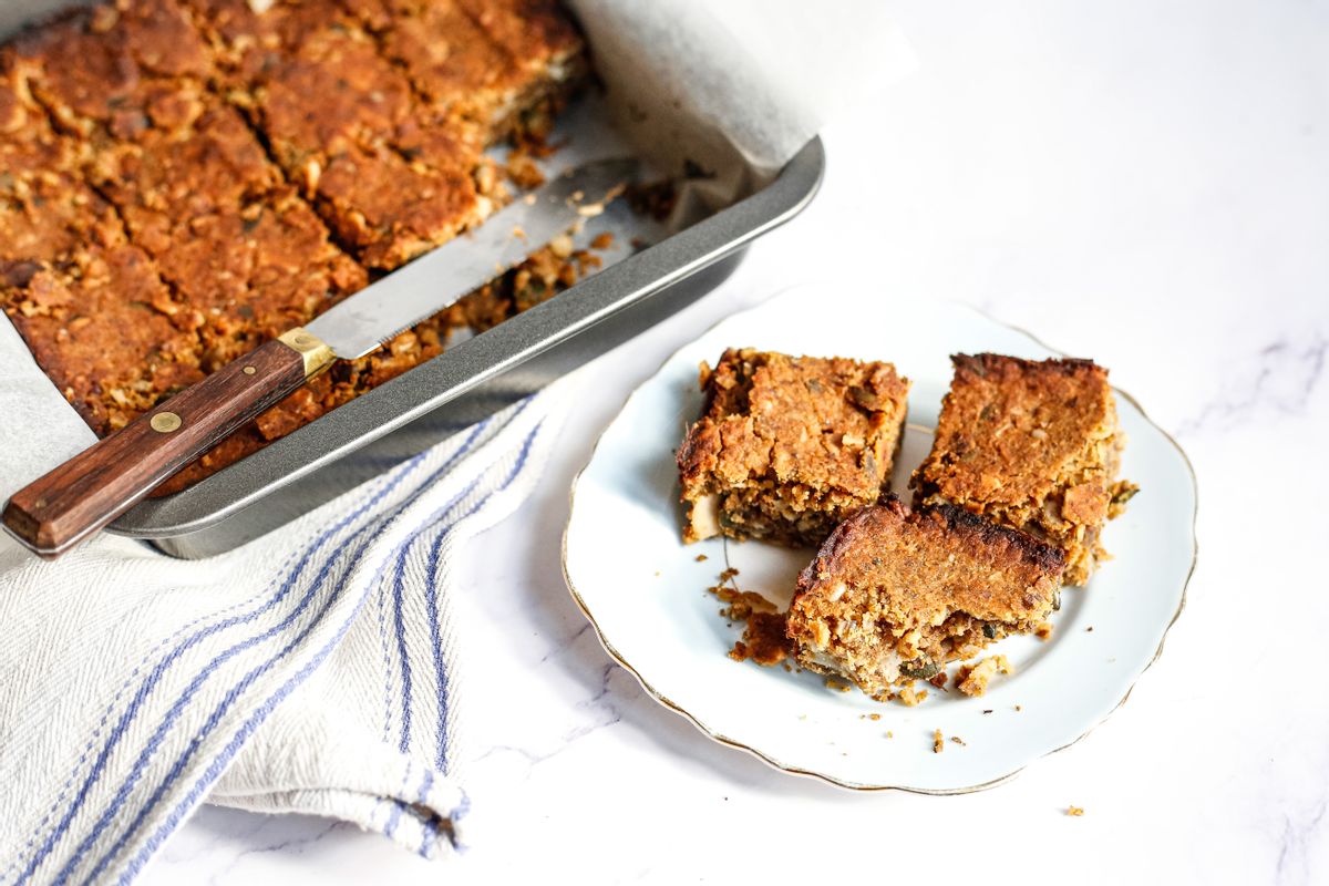 Keto Nutty Spiced Pumpkin Breakfast Bars