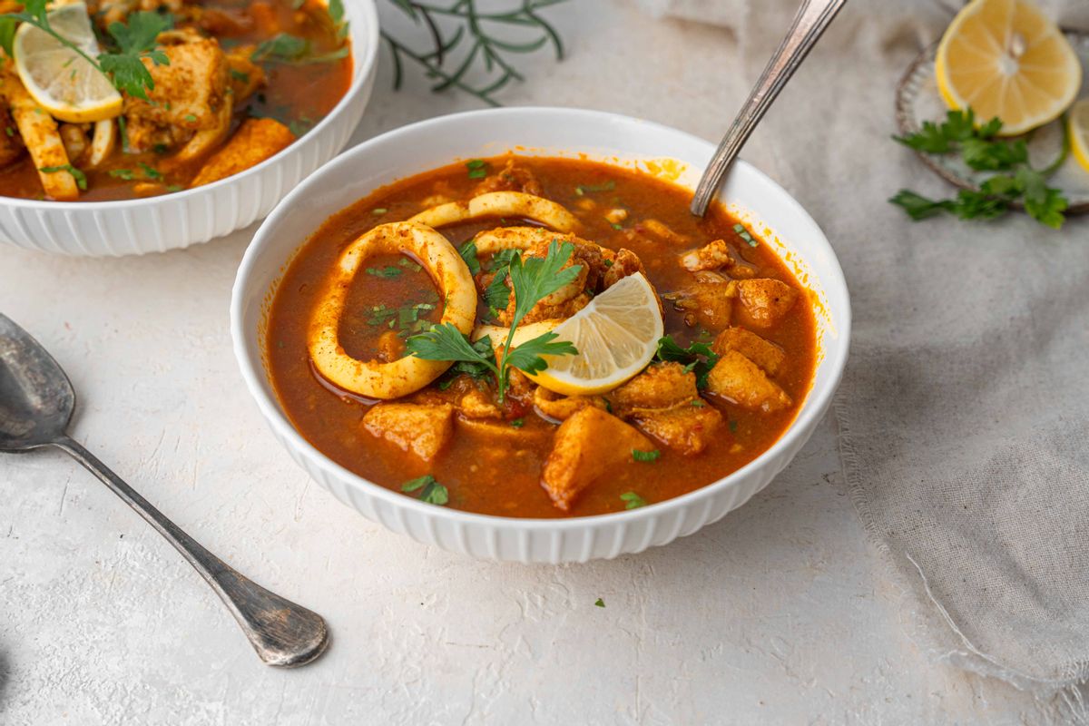 Keto High Protein Seafood Curry