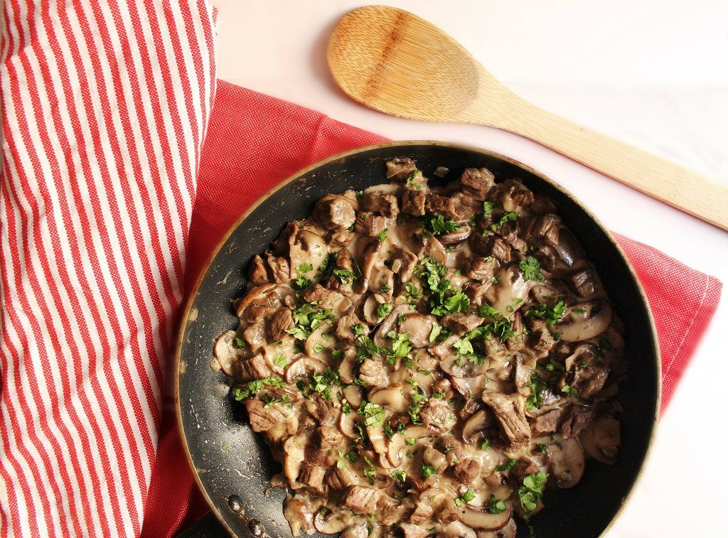 Keto Beef Stroganoff Bowl