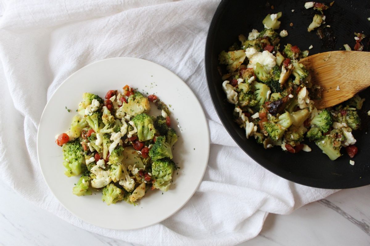 Keto Vegetarian Denver Skillet