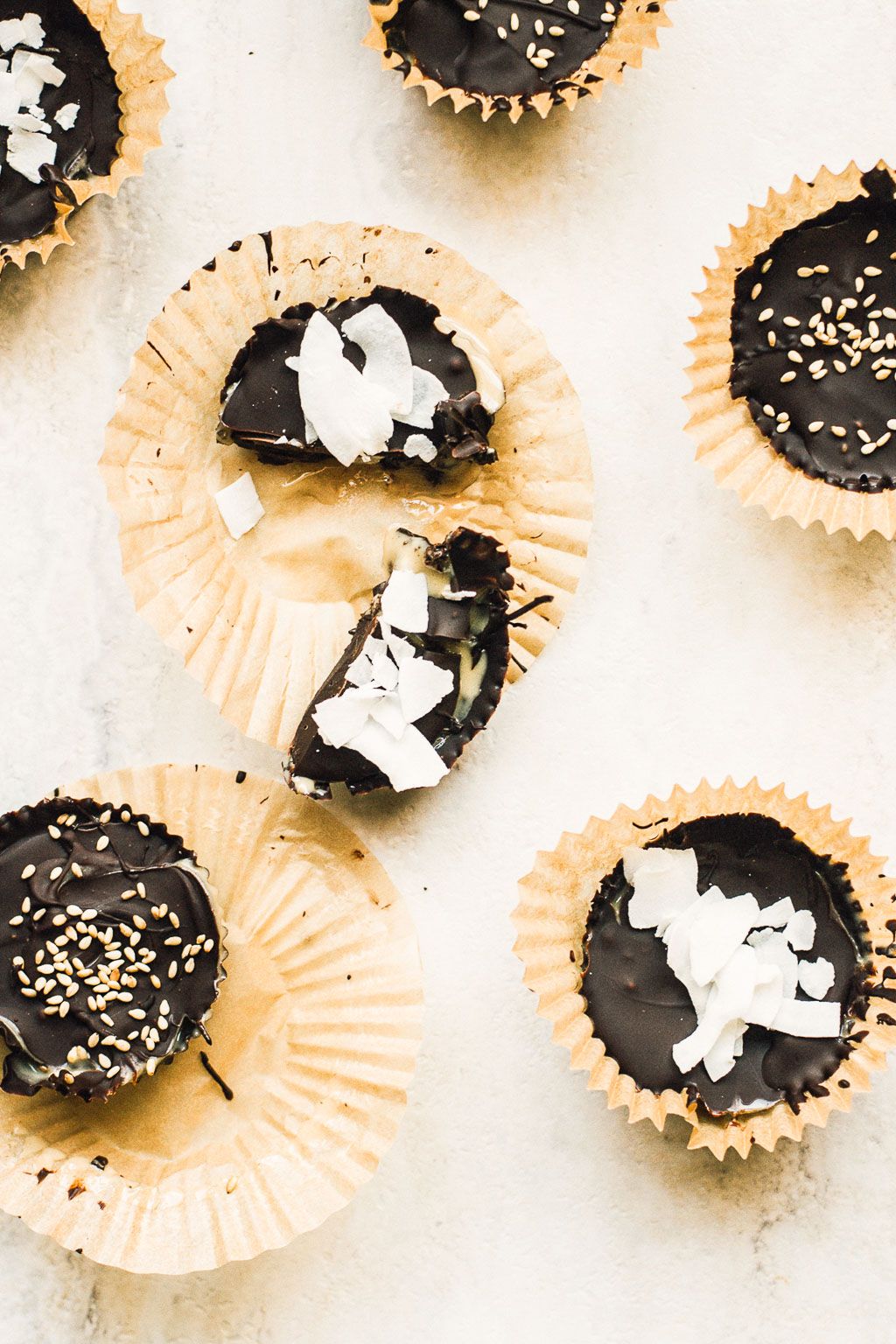 Low Carb Tahini Butter Chocolate Cups