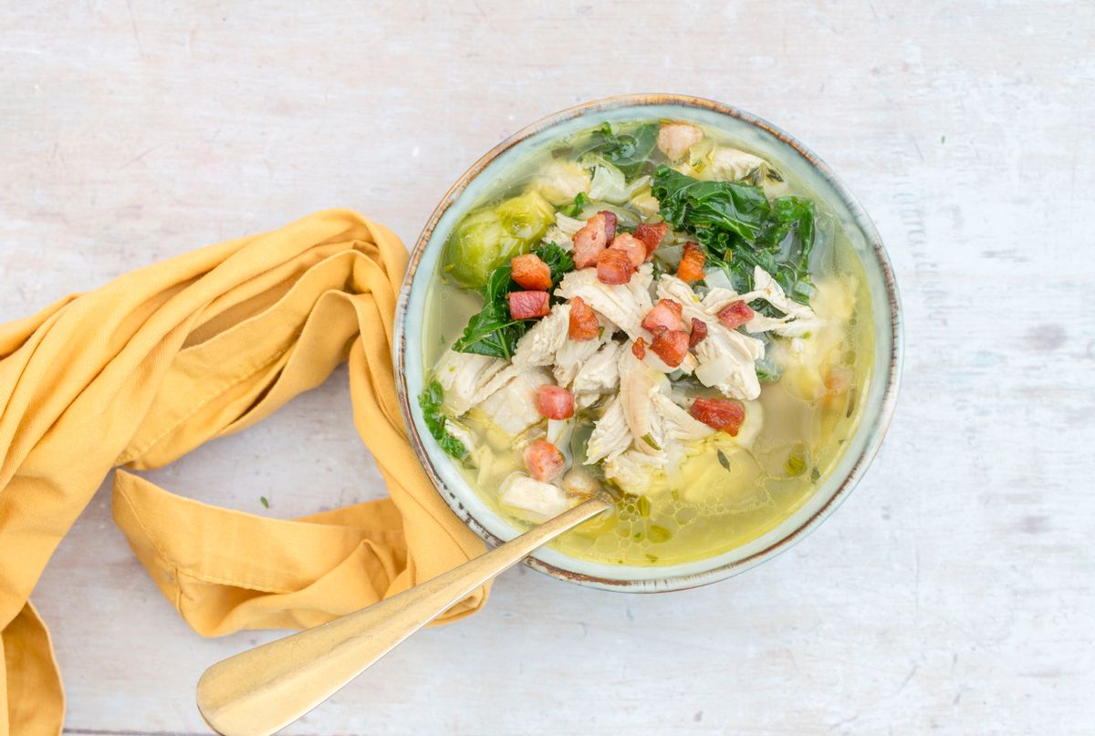 Keto Leftover Thanksgiving Turkey Soup