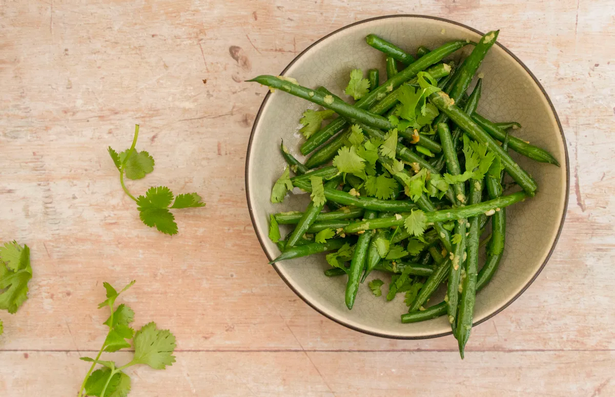 Keto Spicy Ginger Green Beans