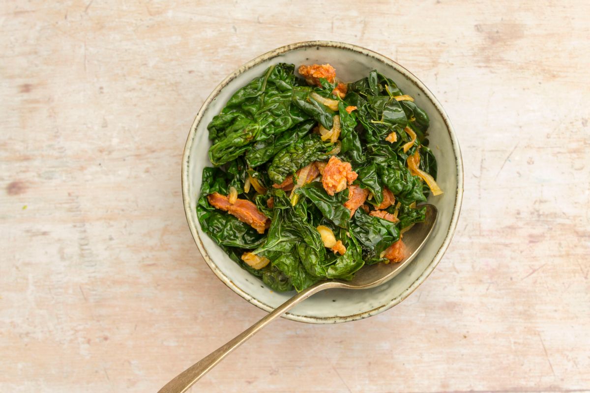 Low Carb Kale And Chorizo