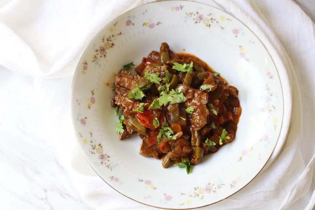 Keto Steak and Nopales Stew