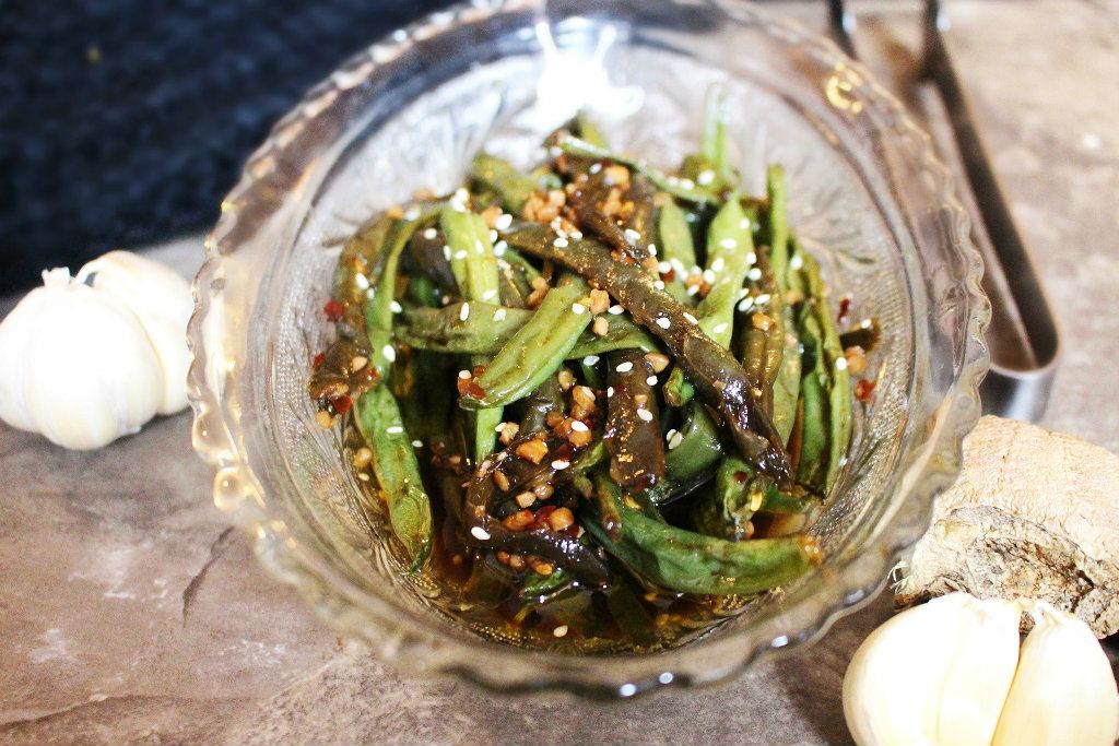 Low Carb Sweet And Spicy Green Beans