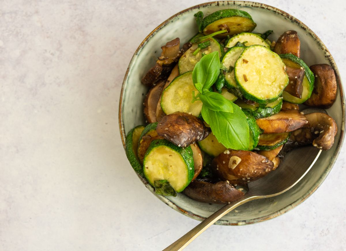 Keto Mushroom and Zucchini Sauté