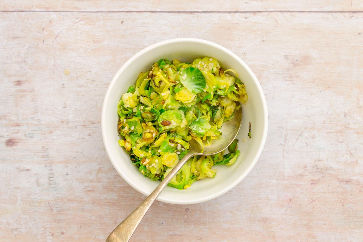 Keto Sesame Pan Fried Sprouts