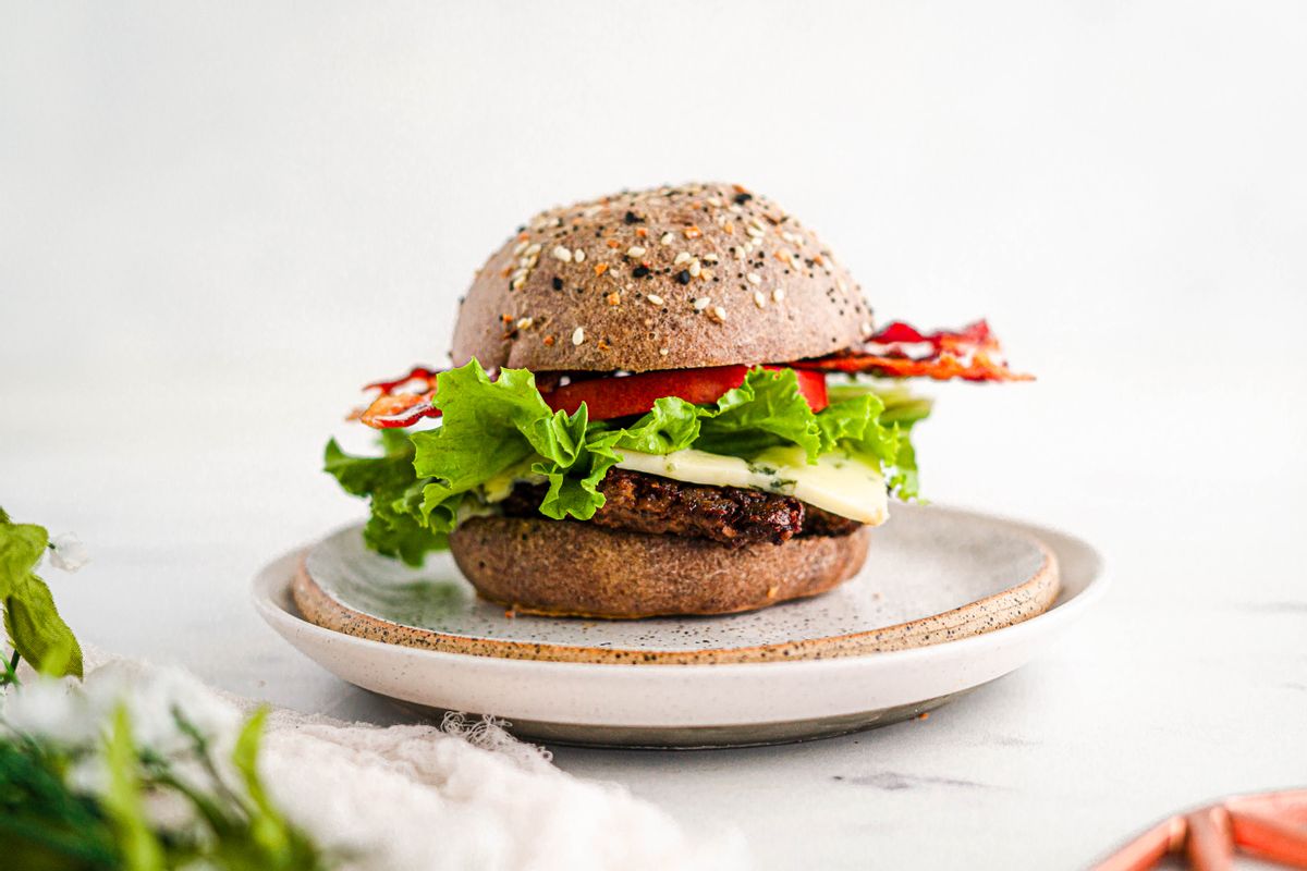 Keto Black and Blue Burger