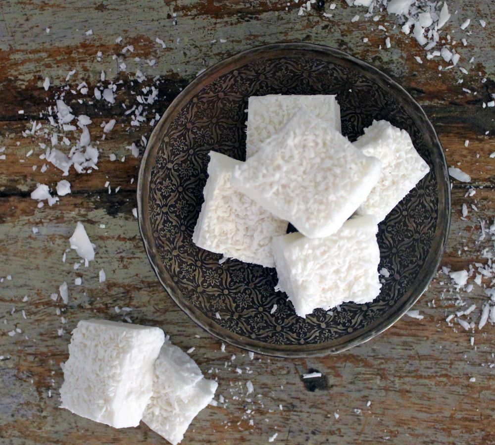 Creamy Keto Coconut Ice