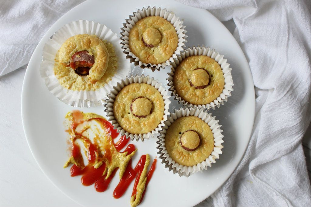 Keto Corn Dog Bites