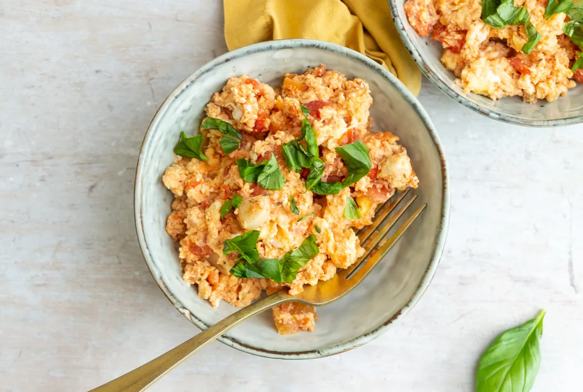 Keto Italian Style Scrambled Eggs