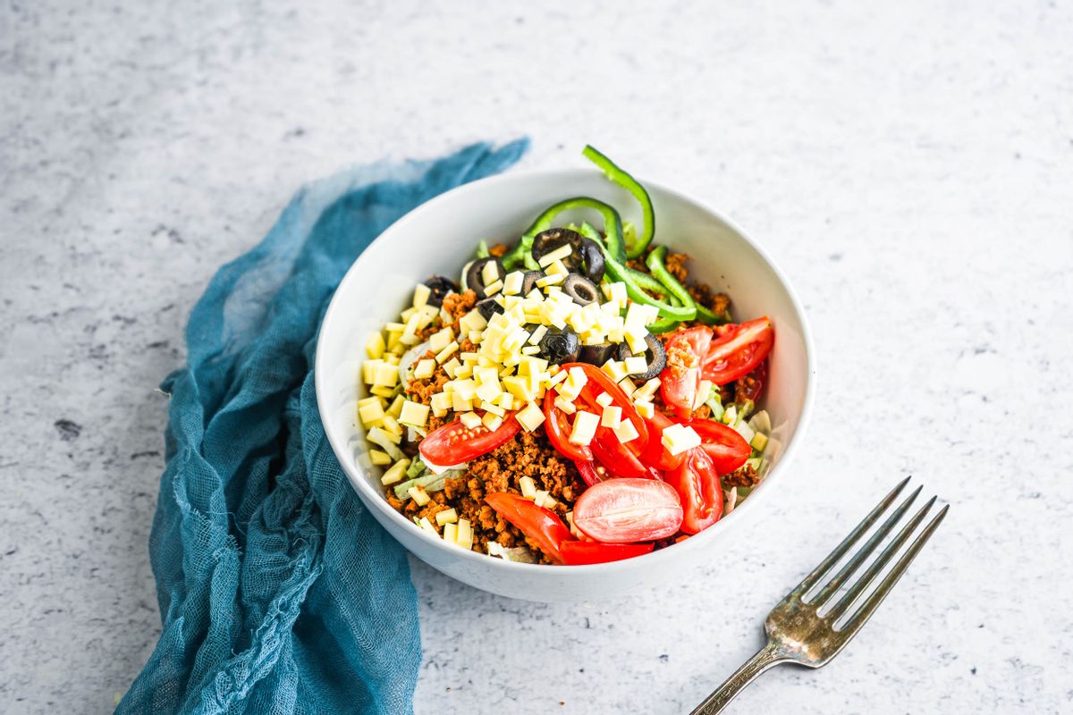 Low Carb Vegan Air Fryer Taco Bowls