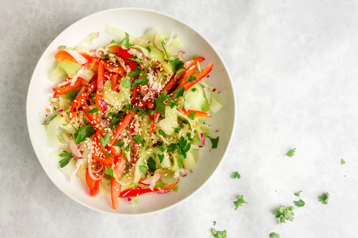 Keto Simple Crunchy Asian Salad