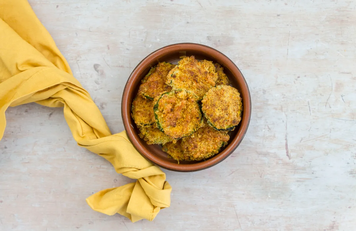 Keto Air Fryer Chili Cheese Zucchini Chips