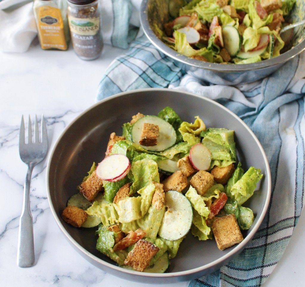 Keto Fattoush "Bread Salad"