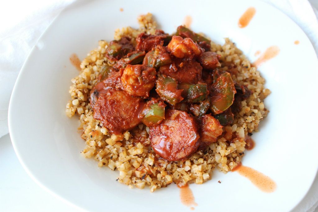 Low Carb Jambalaya Fried Rice