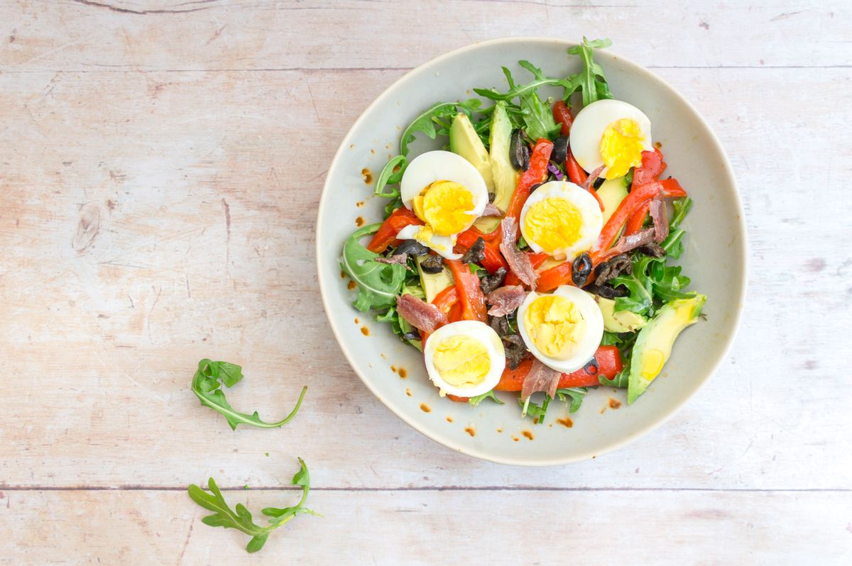 Keto Bell Pepper and Anchovy Salad