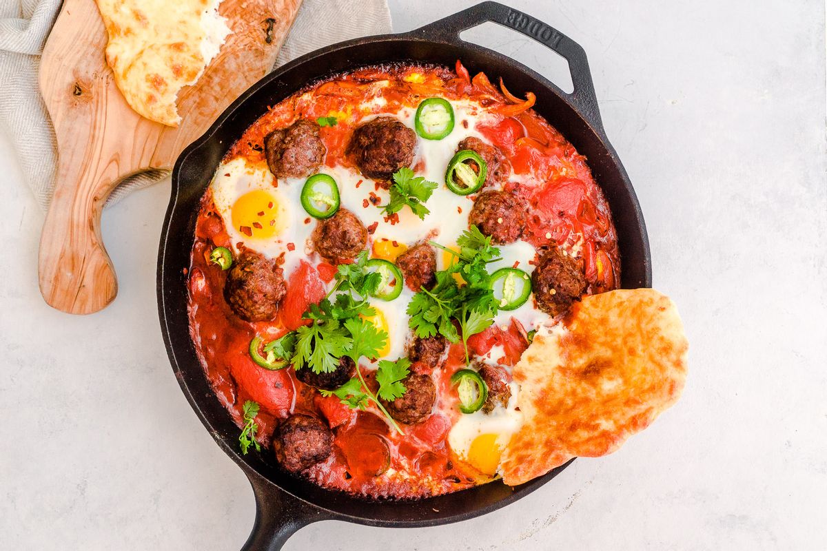 Low Carb Meatball Shakshuka