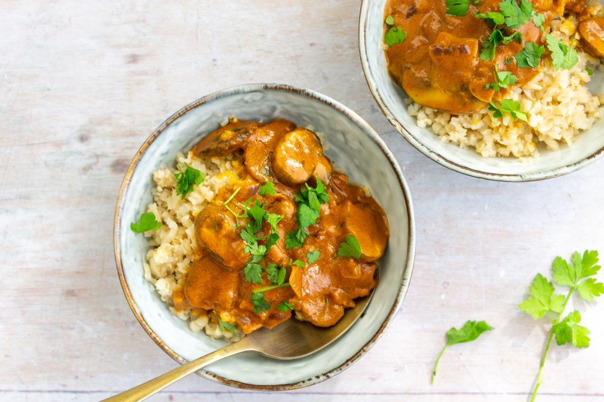 Keto Vegan Mushroom Curry