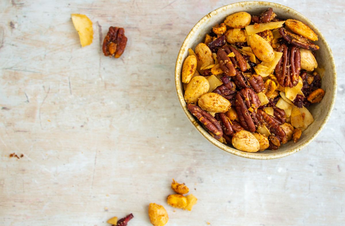 Keto Sweet and Spicy Trail Mix