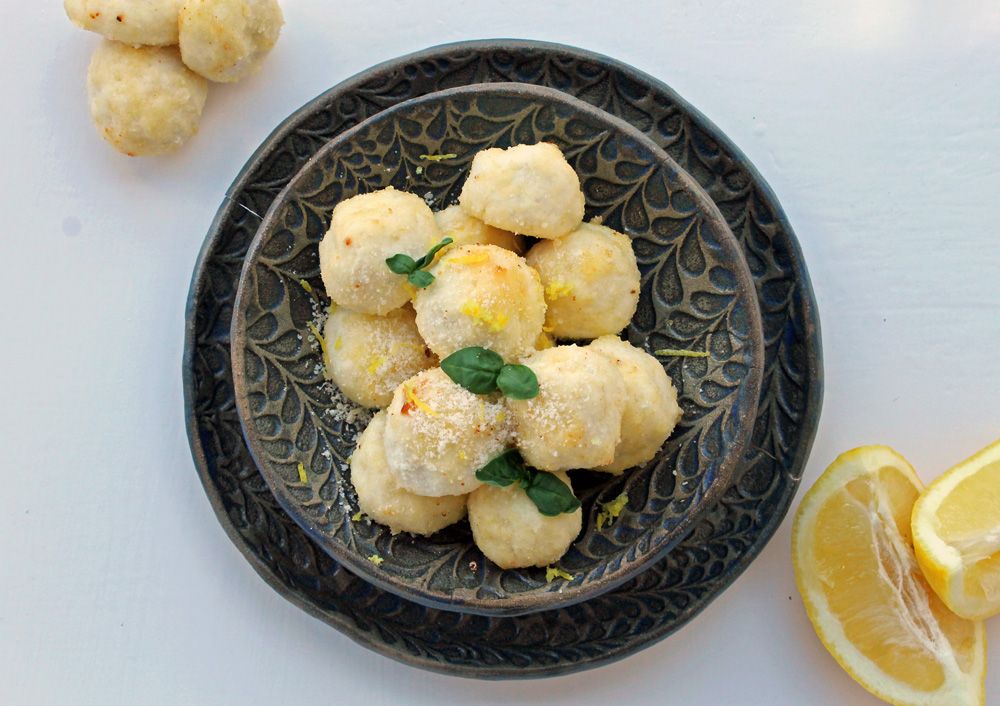 Low Carb Zesty Gnudi