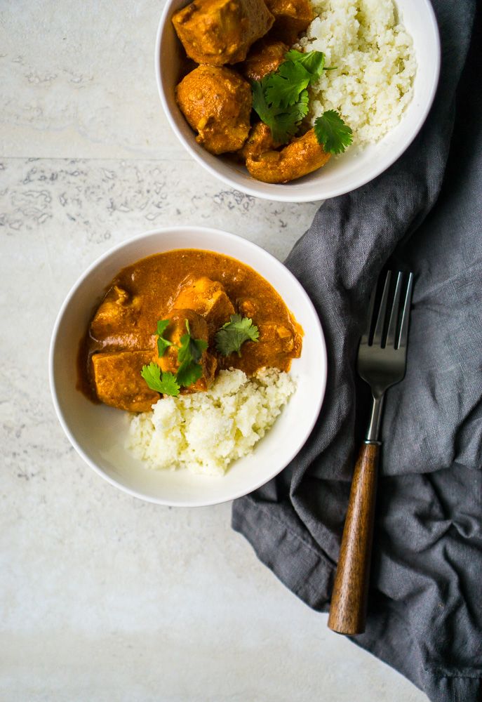 Low Carb Slow-Cooker Butter Chicken