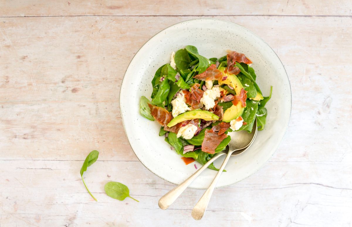 Keto Crispy Prosciutto Salad