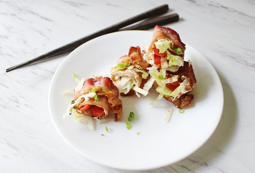 Keto BLT Sushi