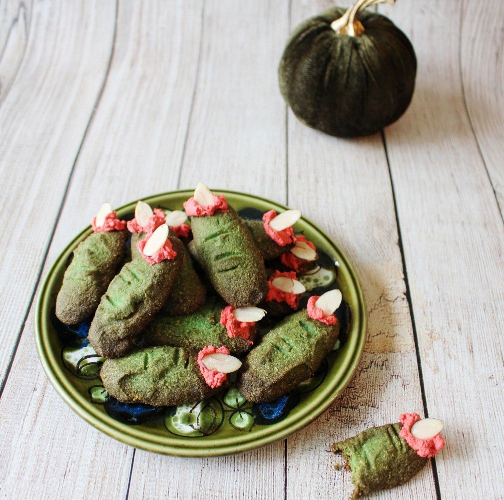 Keto Halloween Witch's Fingers Cookies